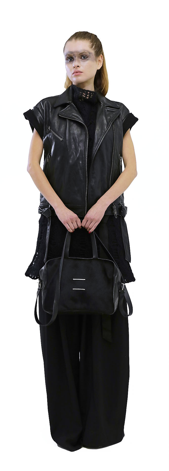 daniele basta leather and silver bags - WEARING